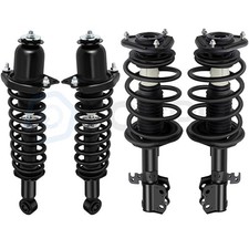 4pcs Front and Rear Pair Premium Quality Complete Strut Assembly Shock Absorber