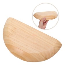  Half Round Floating Shelf: Wood Semi Circle Floating Shelf - Wall Mount Storage