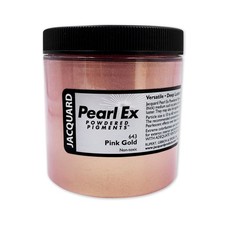 Jacquard Pearl Ex Pigment Powder 4oz Pink Gold Loose Mica Powder Epoxy Resin