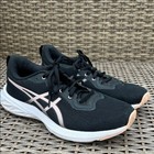 ASICS Women's Black & Light Pink Athletic Tennis Shoes Sneakers 9 Workout Sporty
