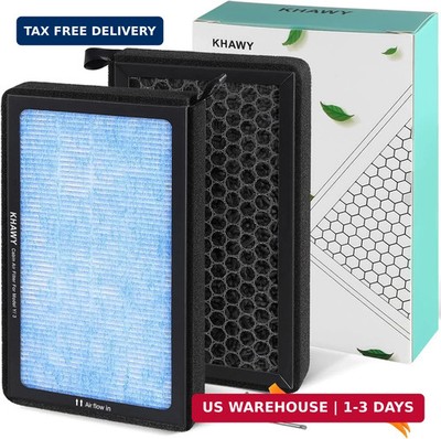 Tesla Model 3 Cabin Air Filter Model Y HEPA Air Intake Replacement 2 Pack with A