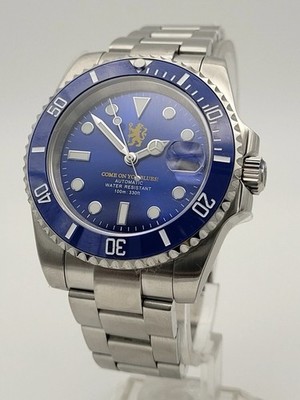 Chelsea Football CFC 'Come on you Blues', Seiko TMI NH35 Auto Movt Ltd Ed Watch.