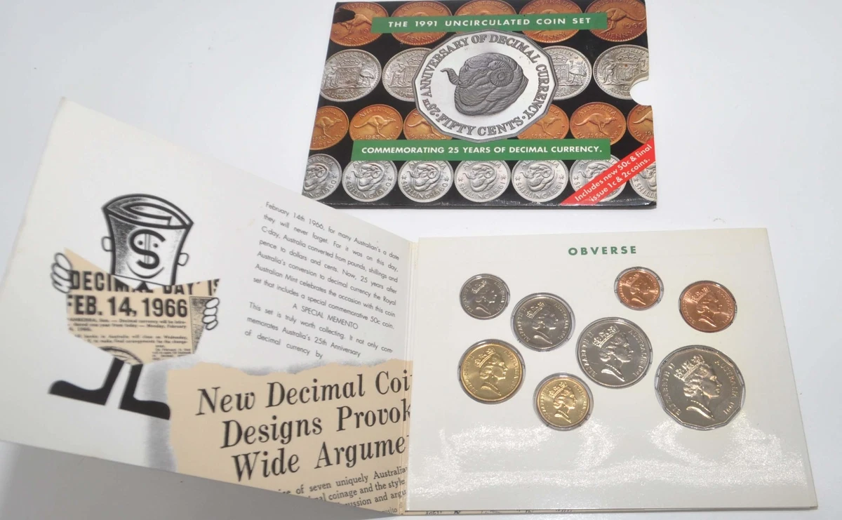 1991 Australian Decimal Coins for sale | eBay