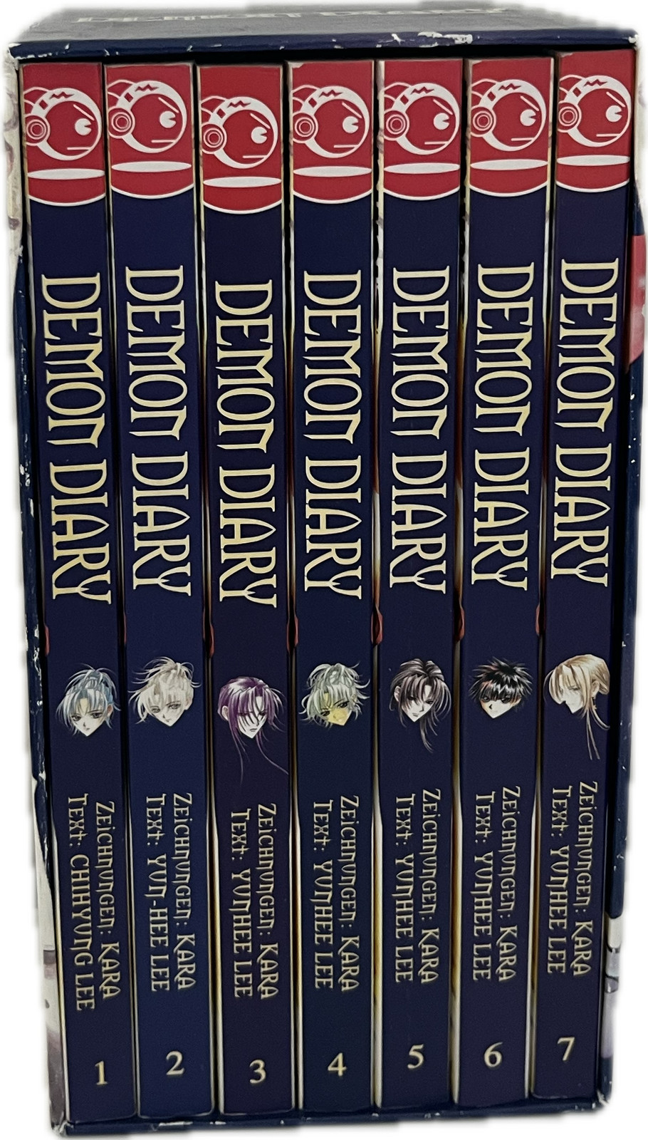 Demon Diary Schuber 01-07 manga alemán