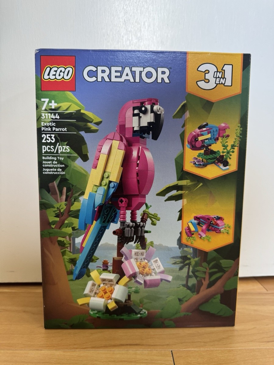 LEGO Creator 3-in-1 31144 Exotic Pink Parrot, NEW, RETIRED