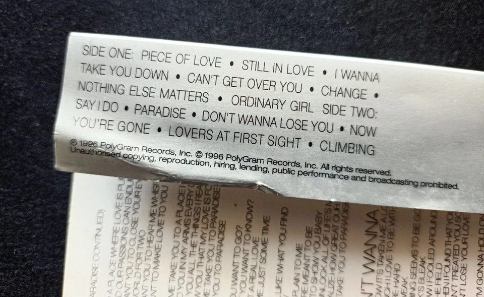 Lionel Richie : Louder Than Words ( Cassette Tape ) - Image 4 of 4