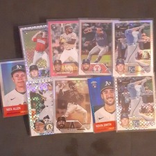 Topps Chrome 2022 MLB Rookie Card Lot Max Meyer Eguy Rosario Nick Allen