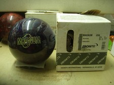 g5 13 NOS Ebonite MAGNUM Polyester Bowling Ball