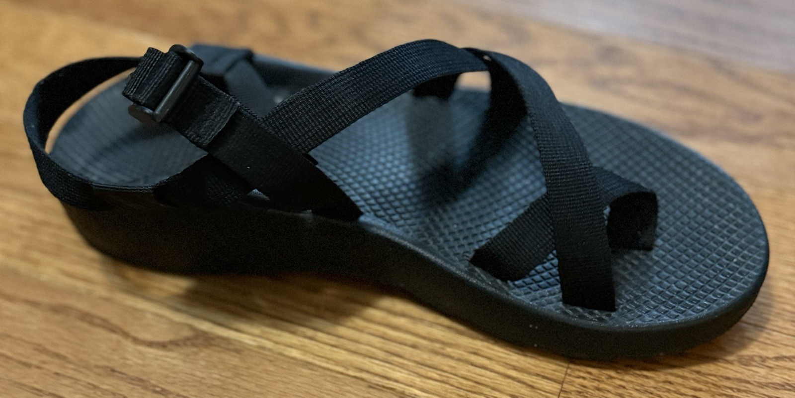 Chaco Zcloud 2 Solid Black Adjustable Strap Sanda… - image 6