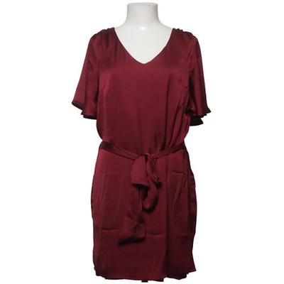 Kazo, Wickelkleid, Größe: M, Rot, Polyester, Einfarbig, Satin, Damen #HkQ
