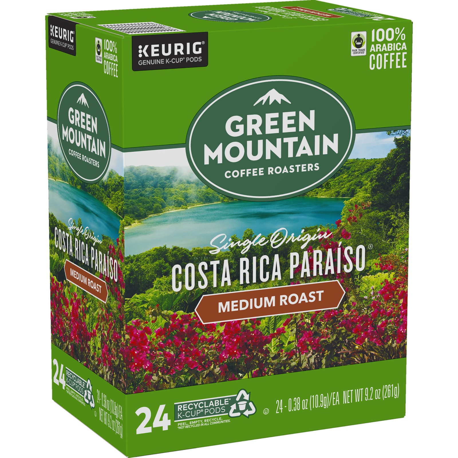 Green Mountain Coffee&reg; Roasters Costa Rica Paraiso KCups, Medium Roast, 24 Count
