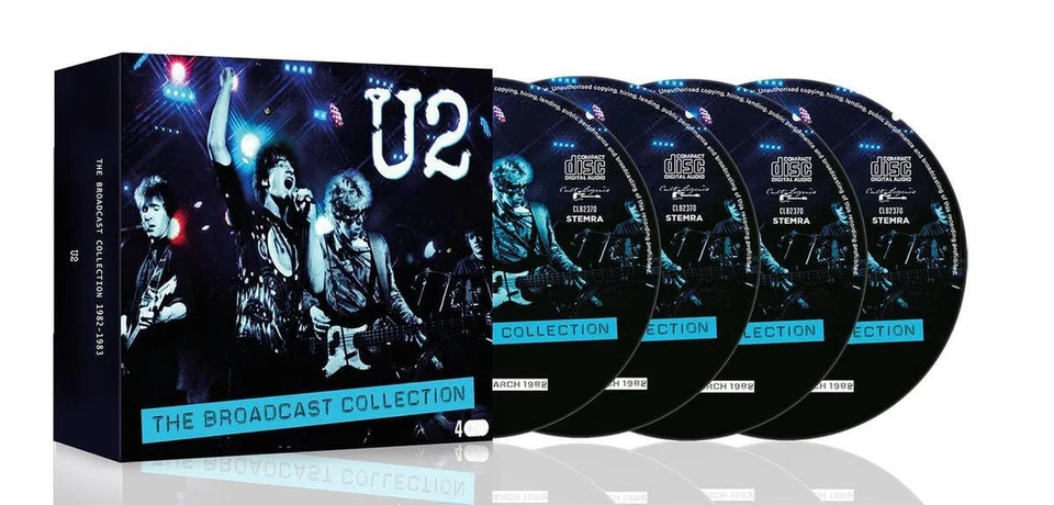 U2 The Broadcast Collection 1982-1983 4-CD Live Concerts & Rare Recordings Set - Image 4 of 4