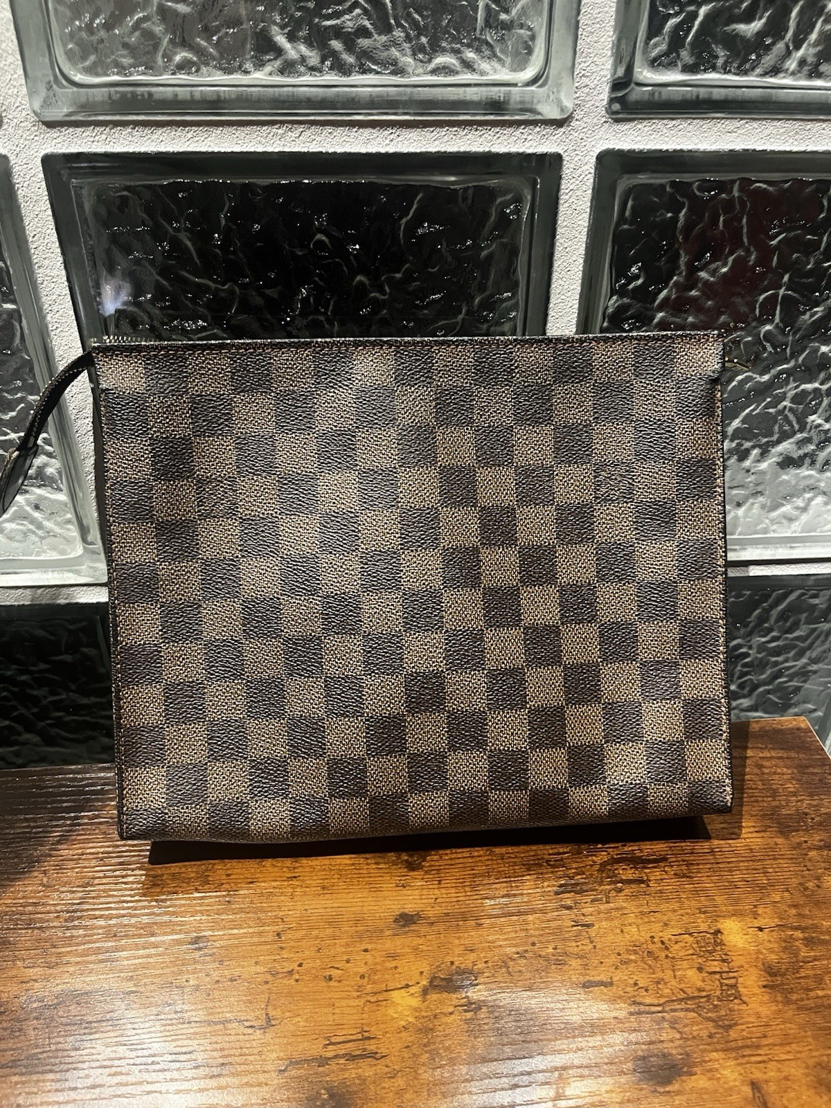 Louis Vuitton Damier Ebene Brown Toiletry 26 pouch