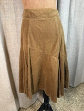 Vintage 90  s Corduroy Brown Skirt Size M