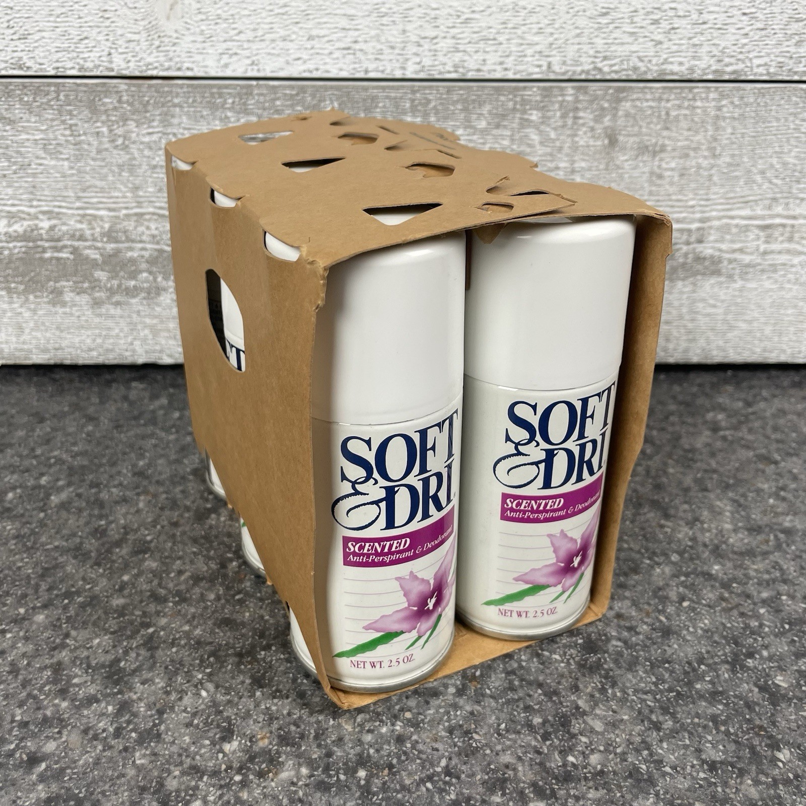 Vintage 1992 Soft & Dri Scented Anti-Perspirant & Deodorant 2.5 OZ (PACK OF 6)