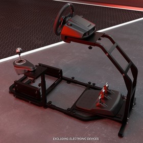 Supllueer Adjustable Racing Simulator Cockpit Stand Fits Logitech G920 G29 G923