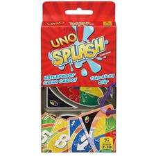 Mattel Games UNO Splash Card Game Ages 7+ 2-1...
