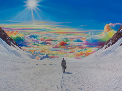 Shang Chengxiang Above The Clouds 24x18 Sold Our Rare