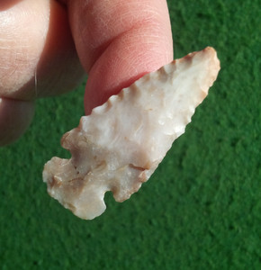 RARE 1-1/2" DARDANELLE OKLAHOMA ARROWHEAD AUTHENTIC PROJECTILE POINT Arrowhead