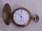 ELGIN LADIES GOLD FILLED FANCY HUNTER CASE POCKET WATCH 1900s — photo 2