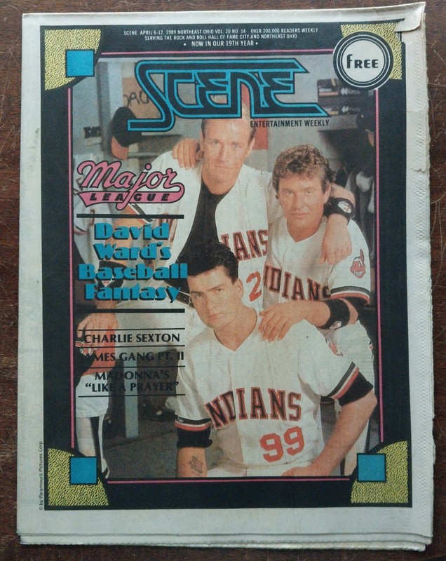 Scene Mag - Apr 6, 1989 - Major League, Charlie Sexton. Madonna, James Gang more
