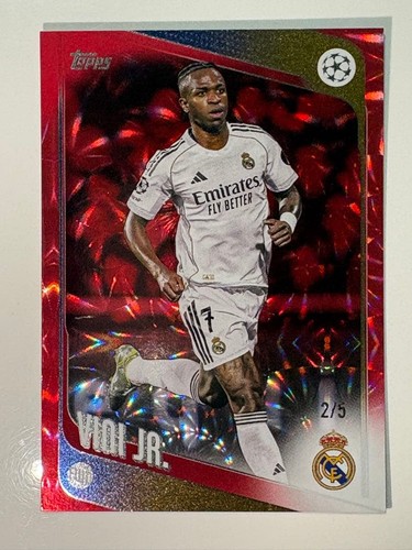 Vini Jr. Topps UEFA 5 Limited edition Cyril Vinicius Jr 926661