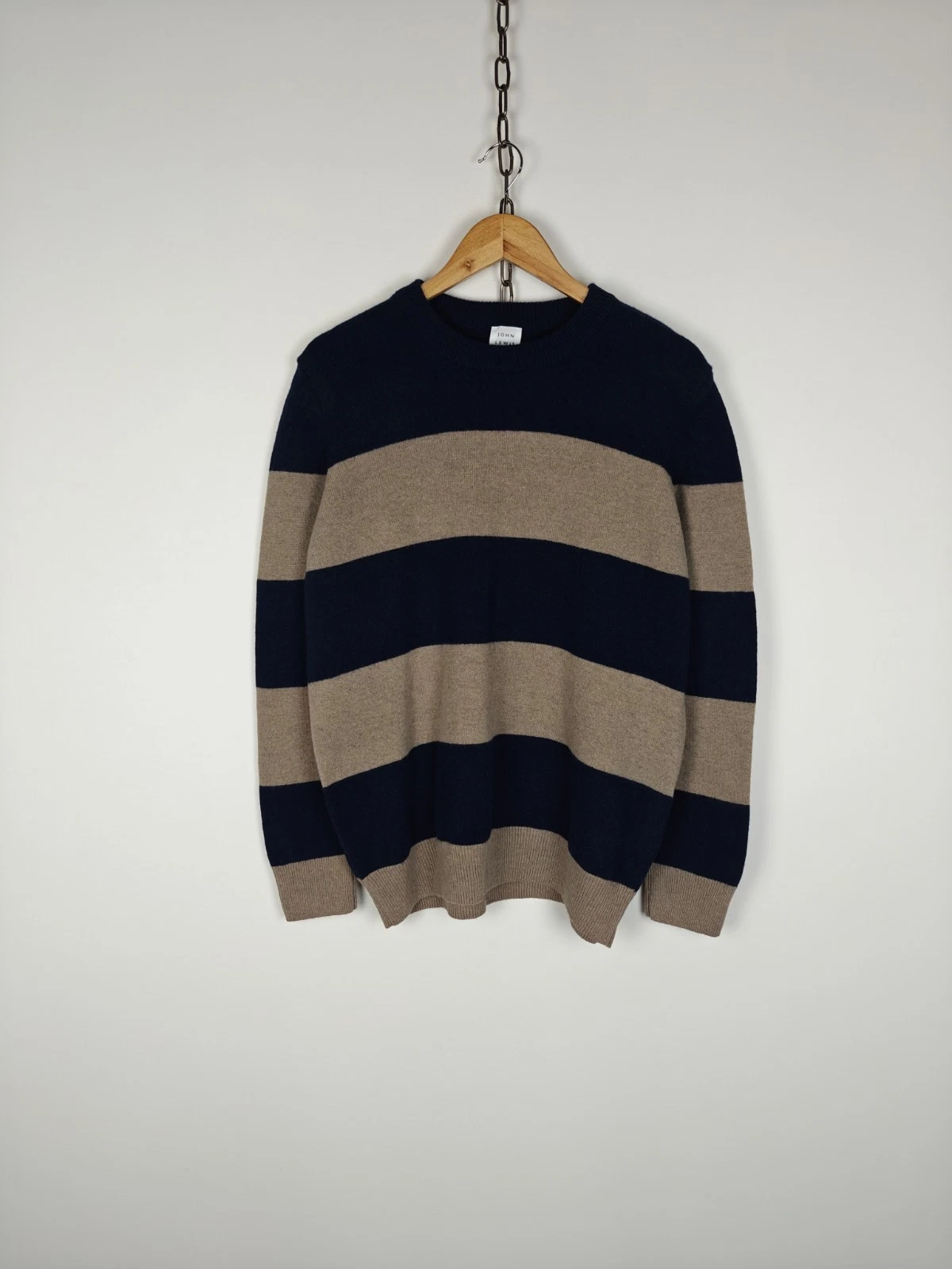 John Lewis Wool Sweater Striped Pullover size XL
Opens in a new window or tab
