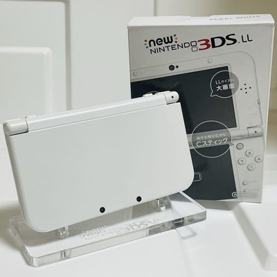 New Nintendo 3DS LL Pearl White Console Box Manual Tested | eBay