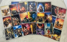 From Fantasy To Reality Fantasy Art Trading Cards Complete Set In Binder Pages