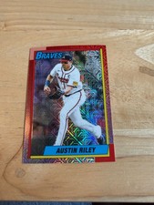 2025 Topps Update Series 1990 Topps Chrome Silver Pack Austin Riley #U90C-39