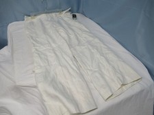 Lauren by Ralph Lauren White Linen Pants Size 12 some stains B4