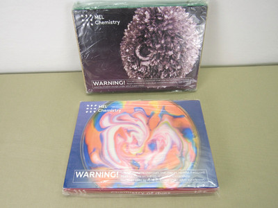 Mel Chemistry Kits 2 Set Tin & Chemistry of Dyes New & Sealed Ages 12+ Russia