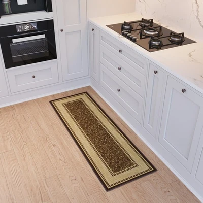 Ottomanson Kitchen Runner Rug 20" x 53" – Non Slip Rubber Backed Kitchen Rug ... - Image 1 of 4