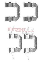 Metzger ZubehöRsatz, Scheibenbremsbelag Vorderachse U.A. FüR Infiniti, Nissan