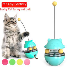 Funny Pet Toy Self Tumbling Ball Leak Proof Snack Dispenser Treat Feeder Puzzle