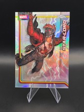 2026 Topps Chrome Marvel #168 Star-Lord - Storm’s Lightning Refractor
