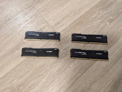 (2x 2er Kit) Kingston Fury Hyper x DDR4 RAM 2x8GB (16GB) XMP 3200 MHz