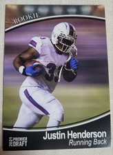 2021 Sage Hit Premier Draft High Series Rookie Base #87 Justin Henderson 
