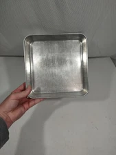 Vintage Cake Pan Square 9x9x2 Sears Roebuck Maid of Honor Heavy Weight Aluminum