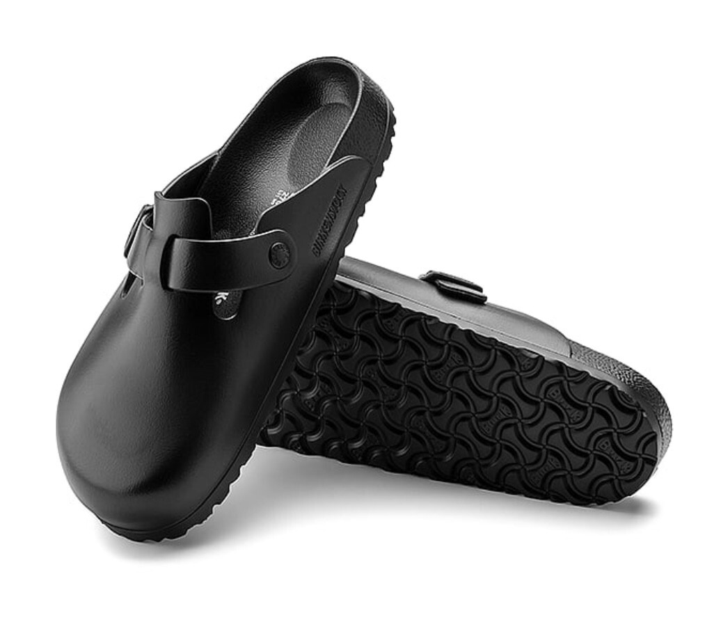 BIRKENSTOCK Womens BOSTON EVA Black CLOGS Slides SHOES 41 265 10