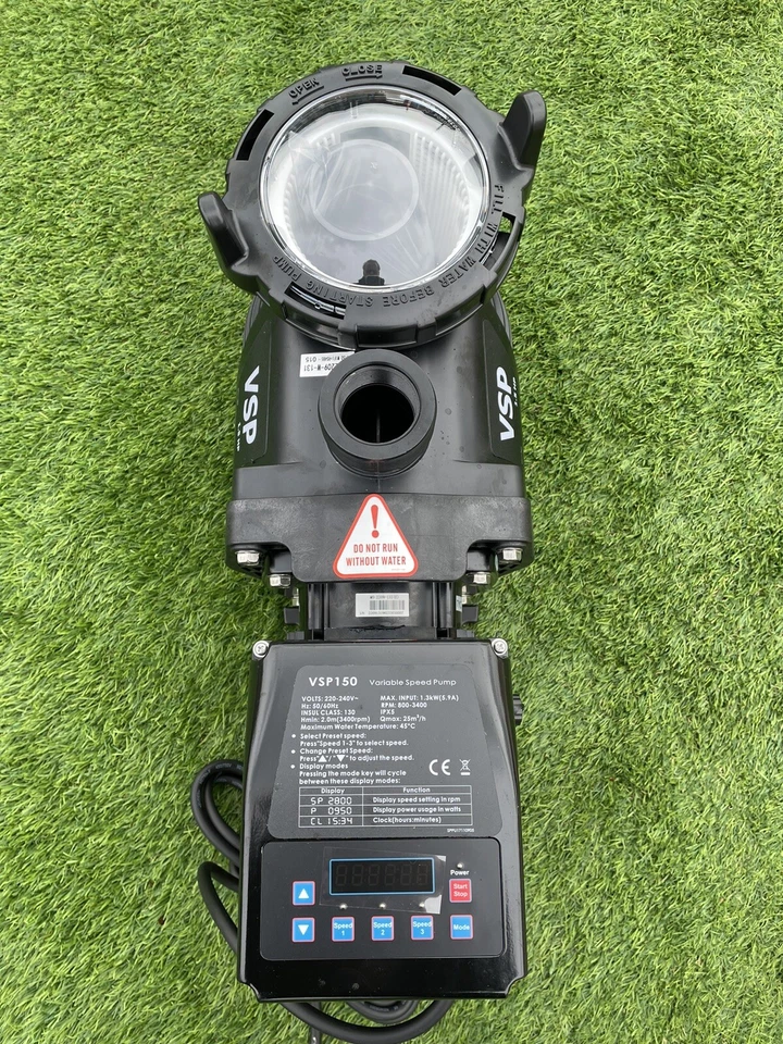 SUPER POWER ENERGY SAVING VARIABLE SPEED PUMP VSP150 WITH DIGITAL TOUCH PAD - Image 3 of 4