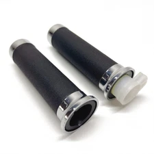 Left Grips & Right Grip Throttle Tube For Honda VT250 400 600 750 1100 1300 1800