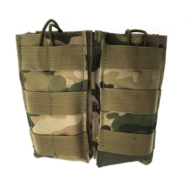 Tasca Portacaricatore Doppio Estrazione Rapida Softair Multicam M4 Rp-1098-Mul-image