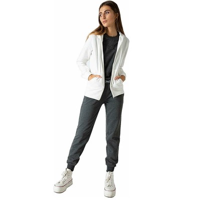 Everlast Tuta da donna completo sport cotone felpato senza cappuccio rosso  nero lencicol Donna Abbigliamento sportivo