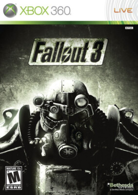 Fallout 3 III (Xbox 360) Disc Only Near Mint Tested!