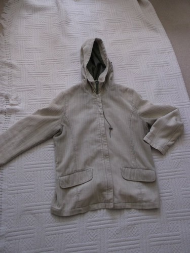 GREEN CORDUROY HOODED ZIP JACKET - | eBay