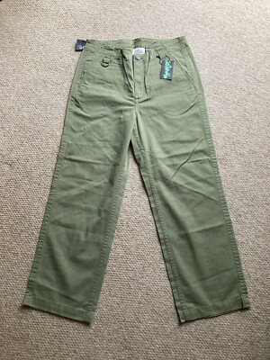 Cheap Monday Mens W32  L29  Olive Green Straight Organic Cotton Skate Jeans New
