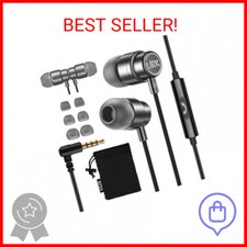 UliX RIDER Wired Earbuds in-Ear Headphones, Earphones with Microphone, 5 Years W