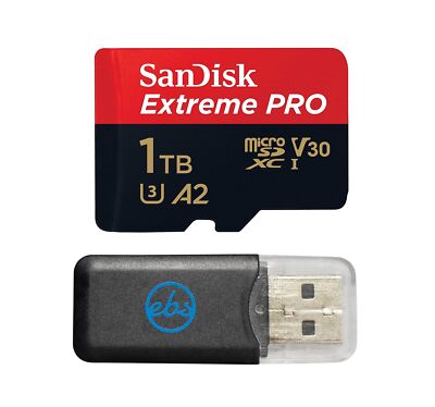 SanDisk Extreme Pro 1TB Micro SD Memory Card for Insta360 One RS Twin, One RS...