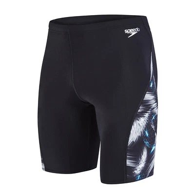 Speedo Badehose Jammer Badeshorts mit Bein für Herren chlorbeständig Schwimmhose
